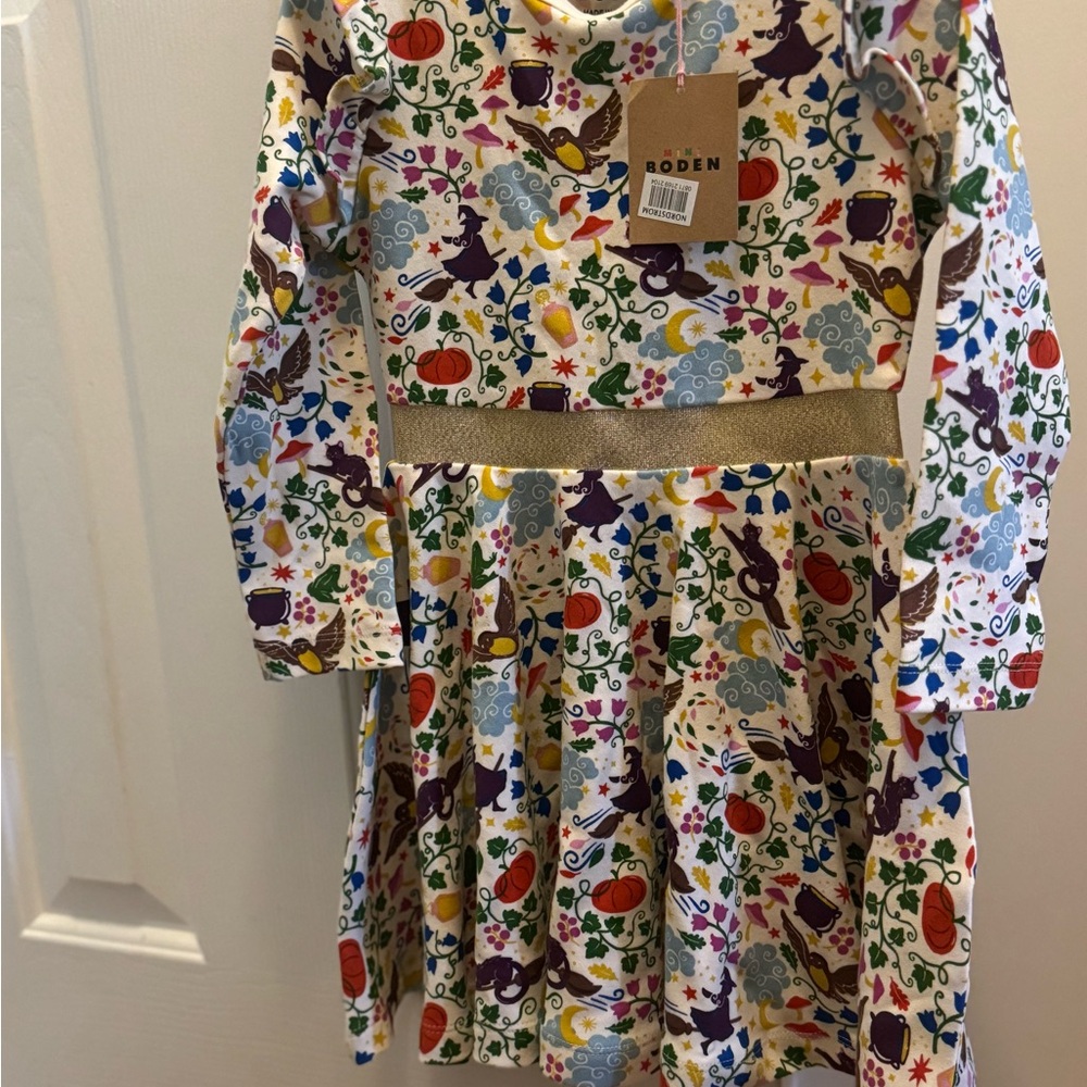 NWT Mini Boden Halloween Twirl Dress